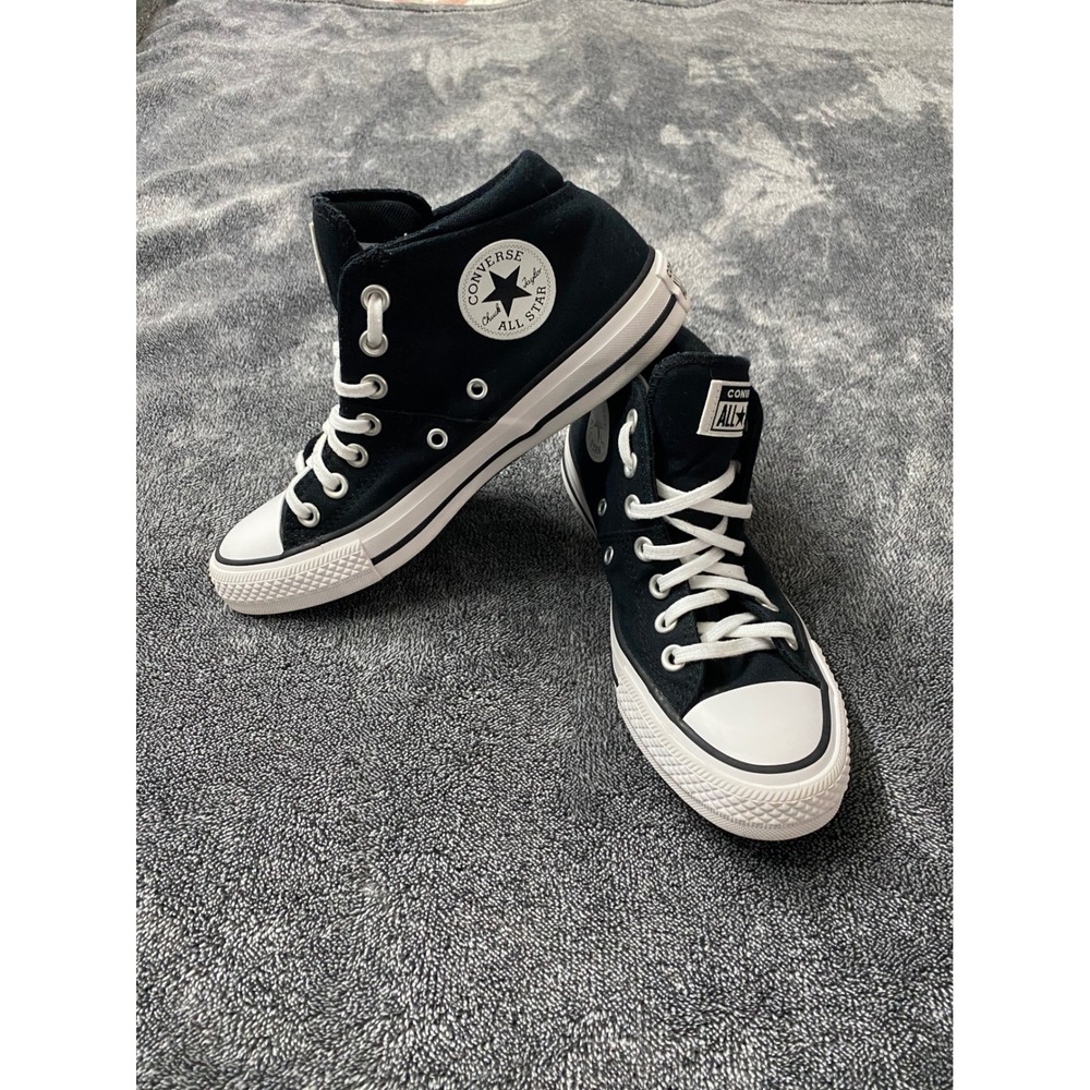 Converse Chuck Taylor All Star Black High Top Sneakers Skater Grunge Women's 7